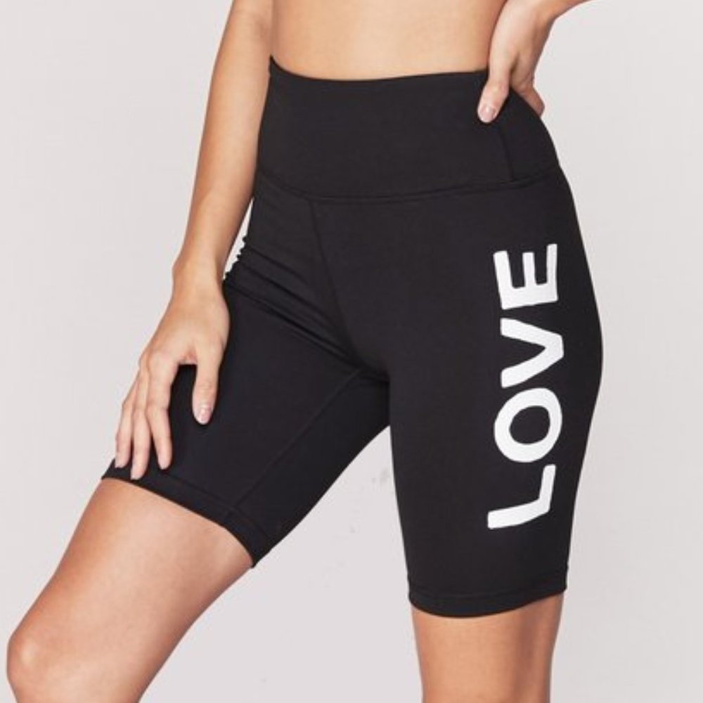 NWT Spiritual Gangster Love Biker Shorts